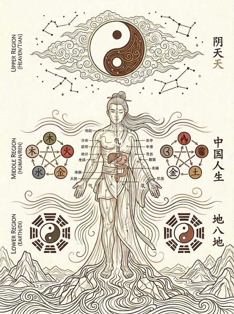 The Body Map Three regions. One whole person.